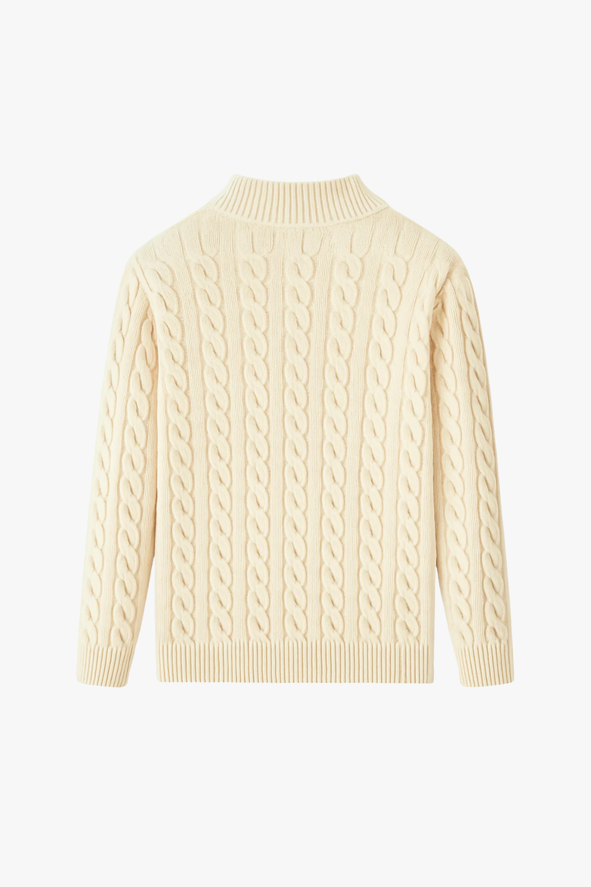 Harron | Men’s Cable Knit Quarter-Zip Sweater6