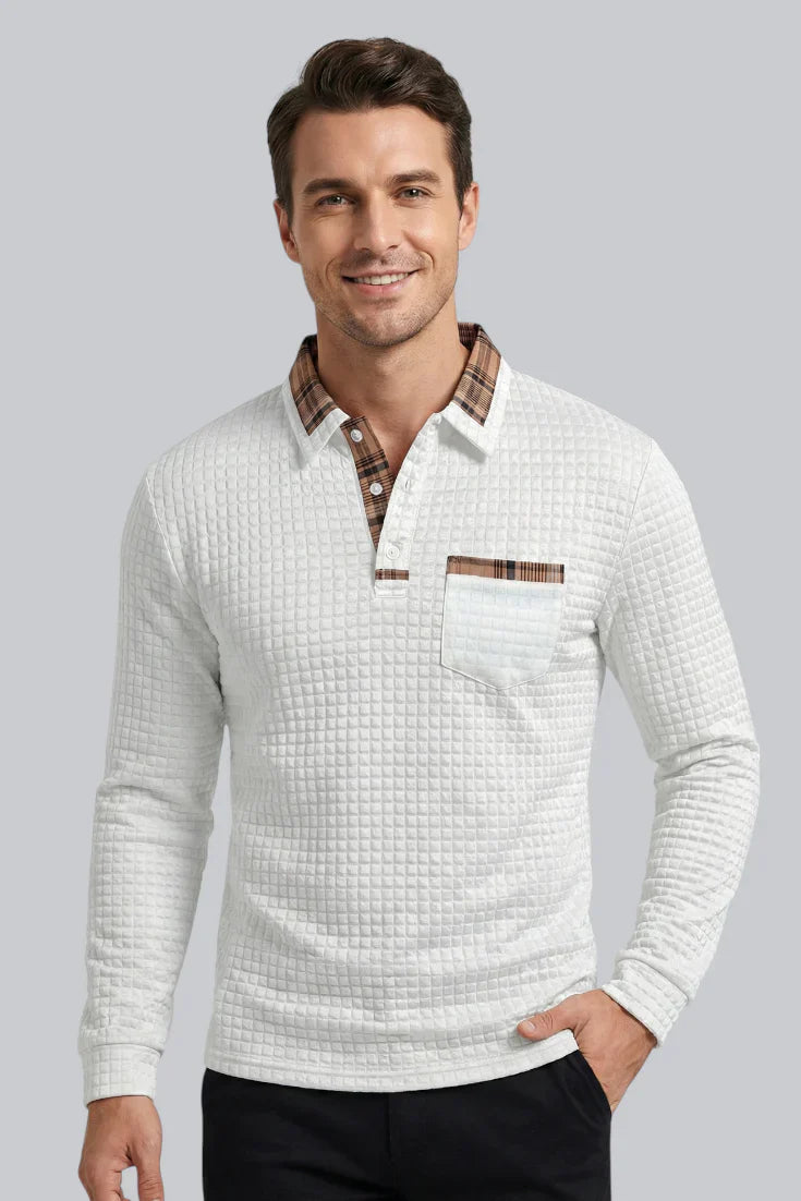 Brennor | Men’s Button-Neck Knitted Jumper