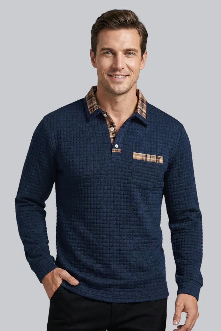 Brennor | Men’s Button-Neck Knitted Jumper