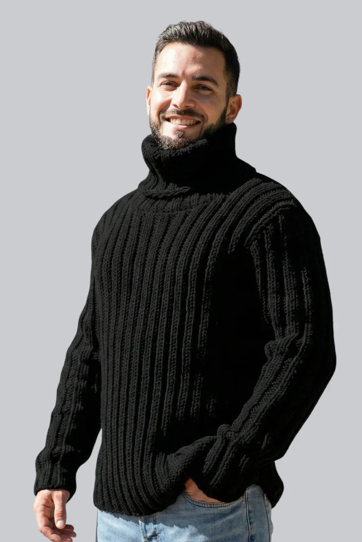 Dravik | Men’s Chunky Roll Neck Jumper