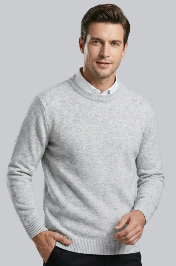 Elvarn | Men’s Soft-Touch Knitted Jumper