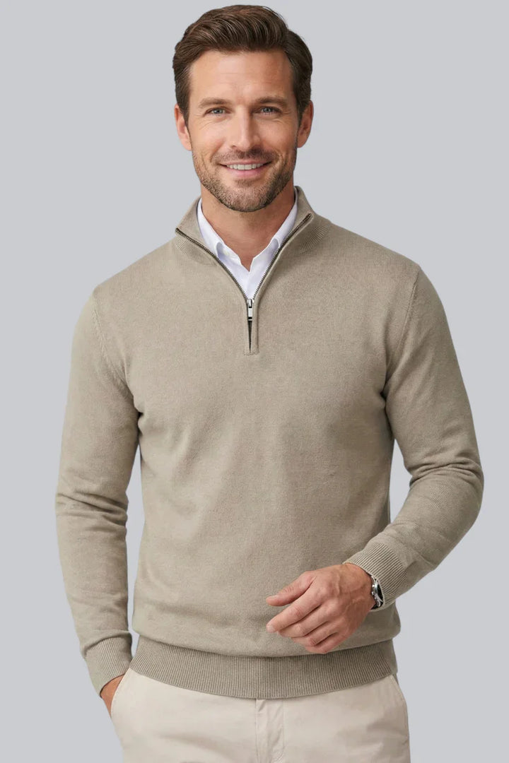 Halvern | Men’s Chunky Striped Knit Jumper