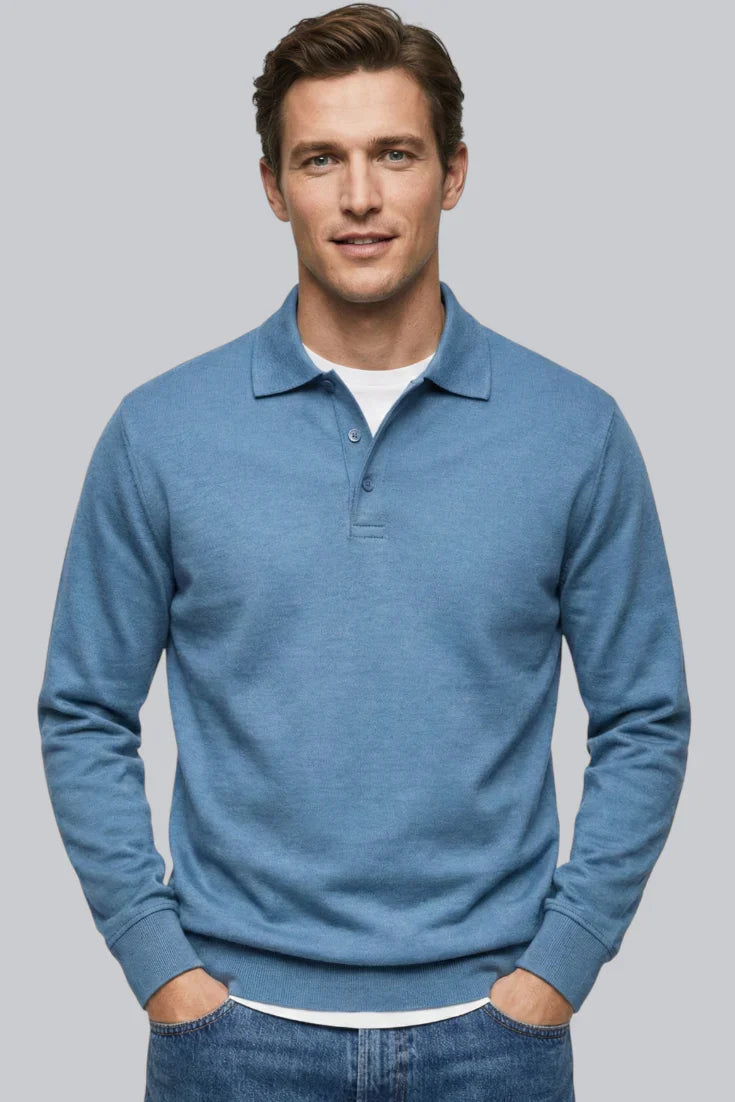Kavren | Men’s Half-Zip Ribbed Sweater