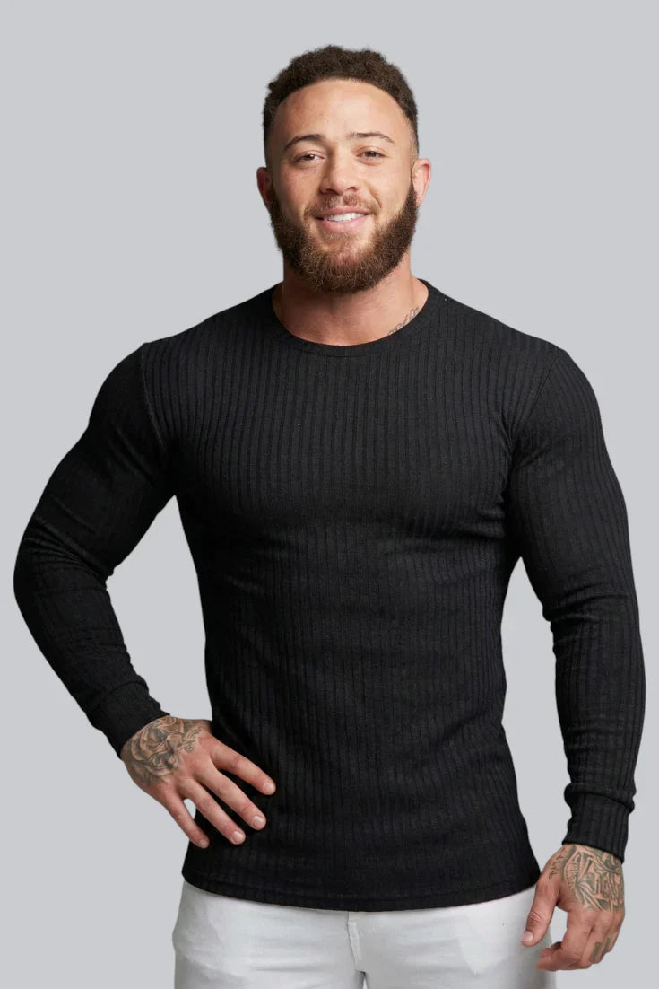 Marvick | Men’s Ribbed Crew Neck Jumper