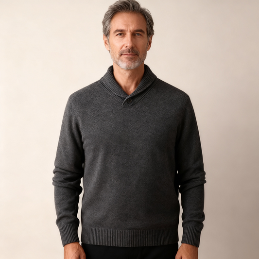 Merrow | Men’s Merino Wool Shawl Collar Cardigan1