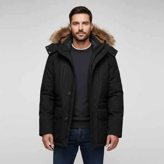 Northhelm | Men’s Winter Parka Jacket with Fur Collar1